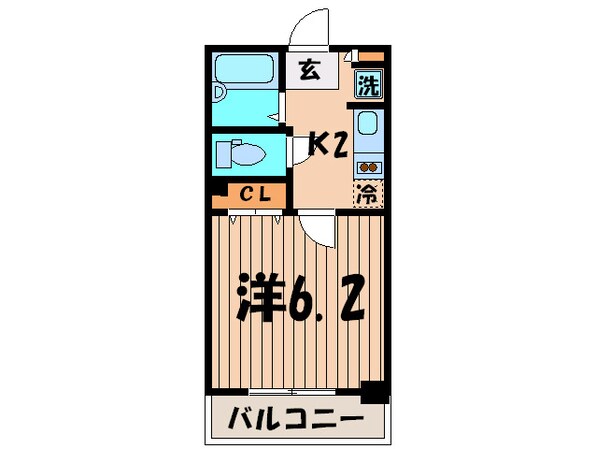 エコロジ－都立大学レジデンスの物件間取画像